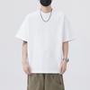 Updated Summer Heavyweight 320g Pure Cotton Cool T-shirt Mens White Short-sleeved Comfortable Fit Top Men