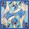 New Rope Tassel Printing Square Scarf Luxury Brand Silk Scarf For Women Hijab Shawl Foulard Scarves Wraps For Ladies