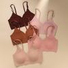 Seamless Bras for Woman Push Up Underwear Sleep Removable Padded Bralette One Piece Brassiere Wireless Comfort Intimate  16 Colors