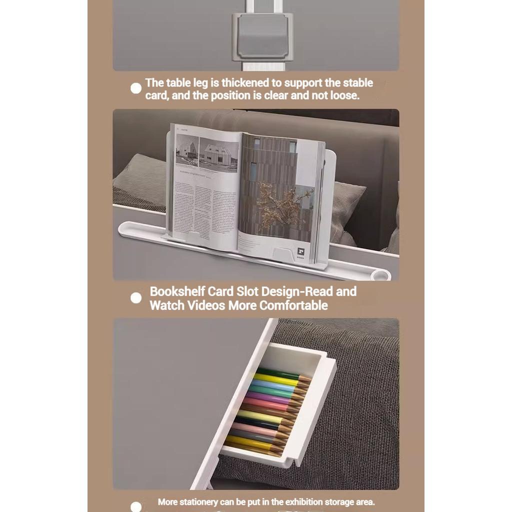 Study Work Multi-purpose Portable Lazy Table Liftable Multifunctional Folding Table Anti-Slip Laptop Bed Desk