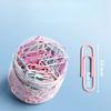 160/500 Pcs Color Paper Clips Office Supplies Paper Clip Large File Bookmark Paper Clip Organizer Stationery