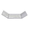 Foldable Bluetooth Keyboard with Touchpad Compatible with iOS Mac OS Multi Device Rechargeable Wireless Keyboard with Trackpad for iMac iPad iPad