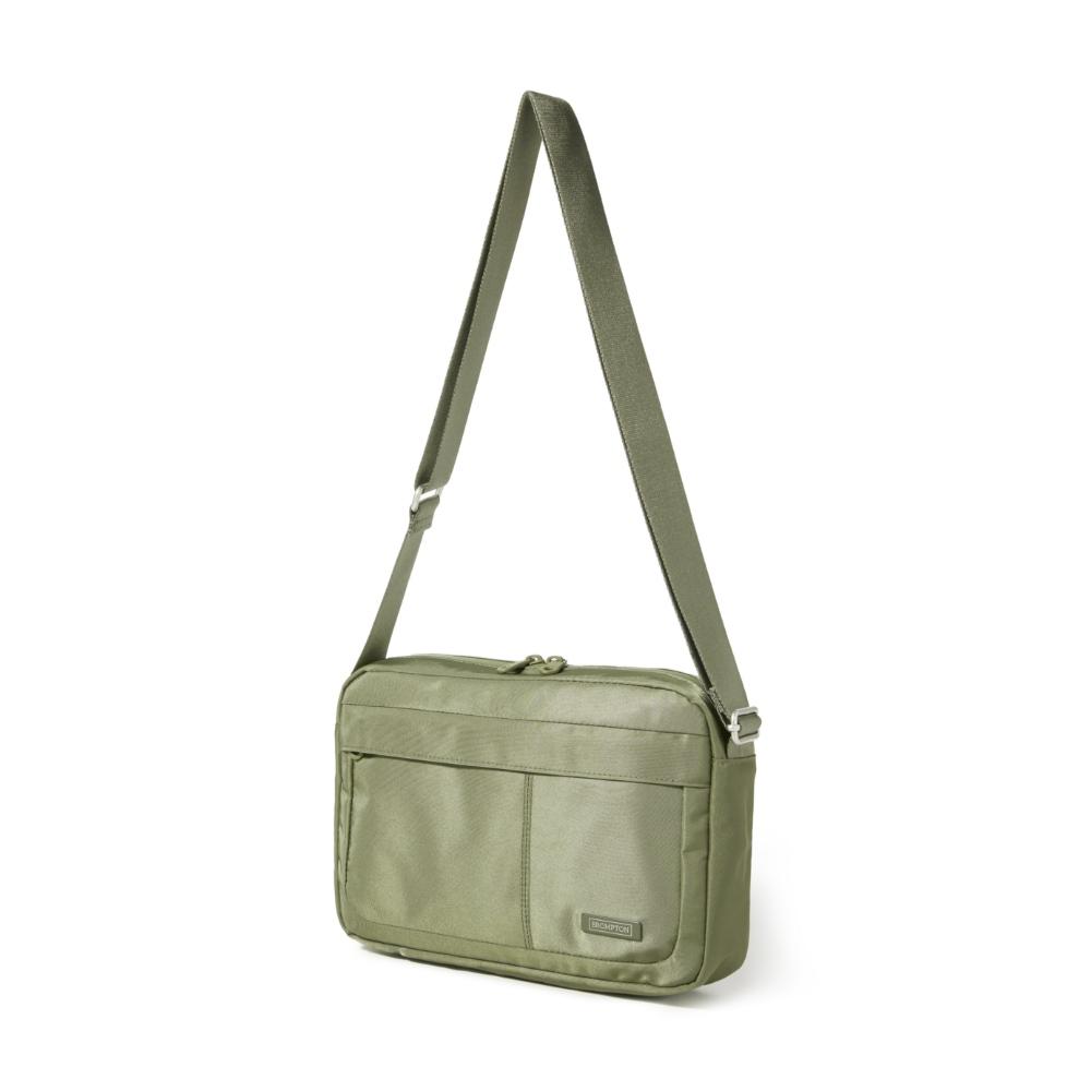 Brompton London Commuter Square Cross Bag - Khaki (P245Acr104)
