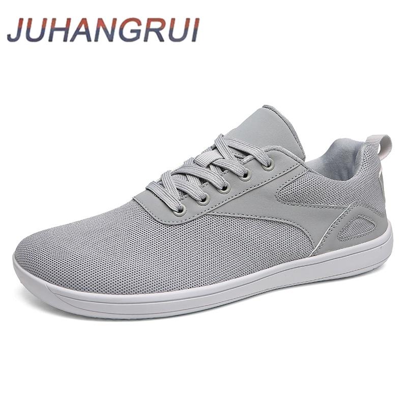 Unisex Wide-toed Casual Barefoot Shoes Outdoor Running Shoes Breathable Mesh Walking Shoes Rubber Sole Comfortable Large Size