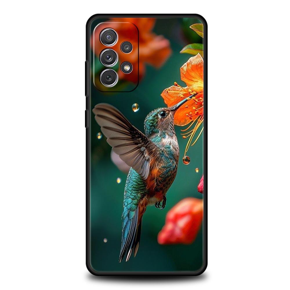 Hummingbird Phone Case For Samsung Galaxy A15 A13 A51 A71 A41 A31 A21S A03S A05 A35 A32 A55 A23 A25 A33 A53 A73 5G Cover