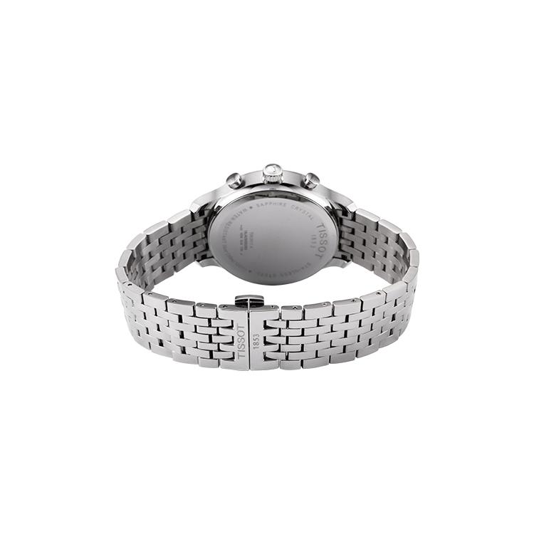 Tissot Collection Junya Montre Homme Mouvement Quartz Montre 42mm Cadran Blanc Boîtier Acier Inoxydable T063.617.11.037.00