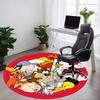 1pc Looney Tunes Office Round Area Rug, Under Office Chairs Bedroom Living Room Home Decor, Room Decoa1016157