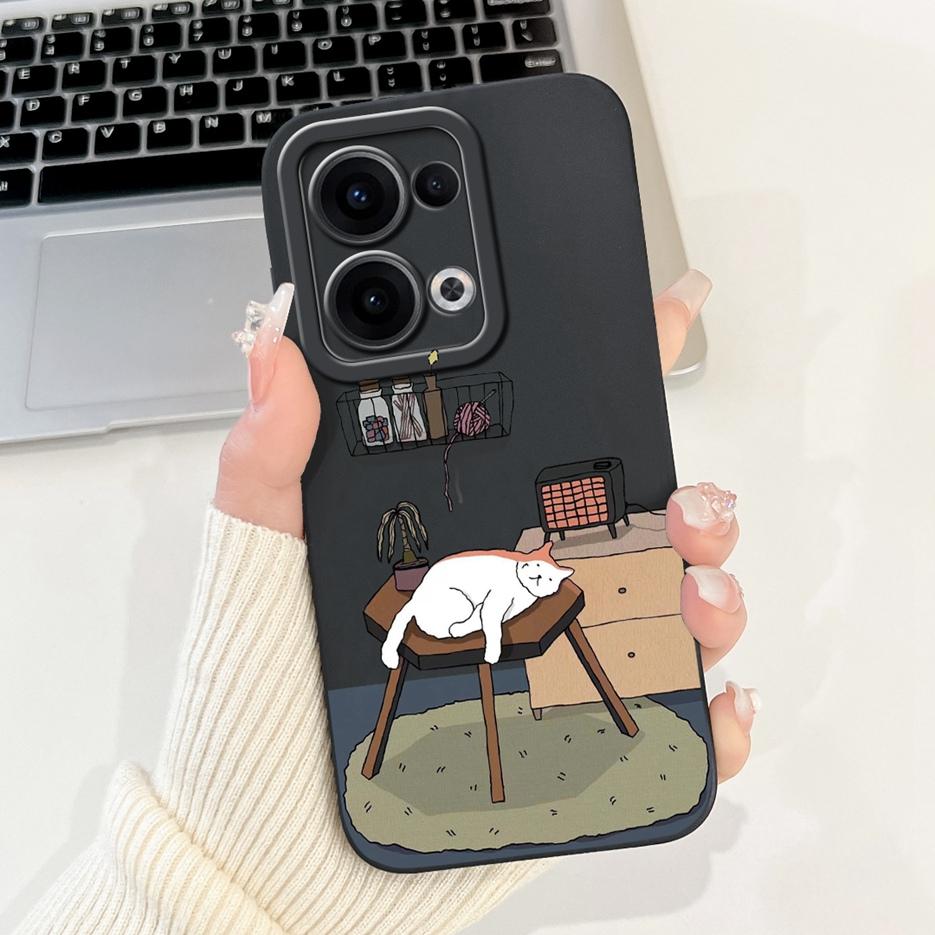 For Oppo Reno 13 Pro 5G Case CPH2697 Unique Fashion Cartoon Cover Soft Silicone Phone Case For Oppo Reno13 Pro Reno 13 5G Fundas