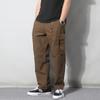 Heren Retro Japanse Taps Toelopende Overalls met Meerdere Zakken - Zwaargewicht Casual Broek voor Lente en Herfst