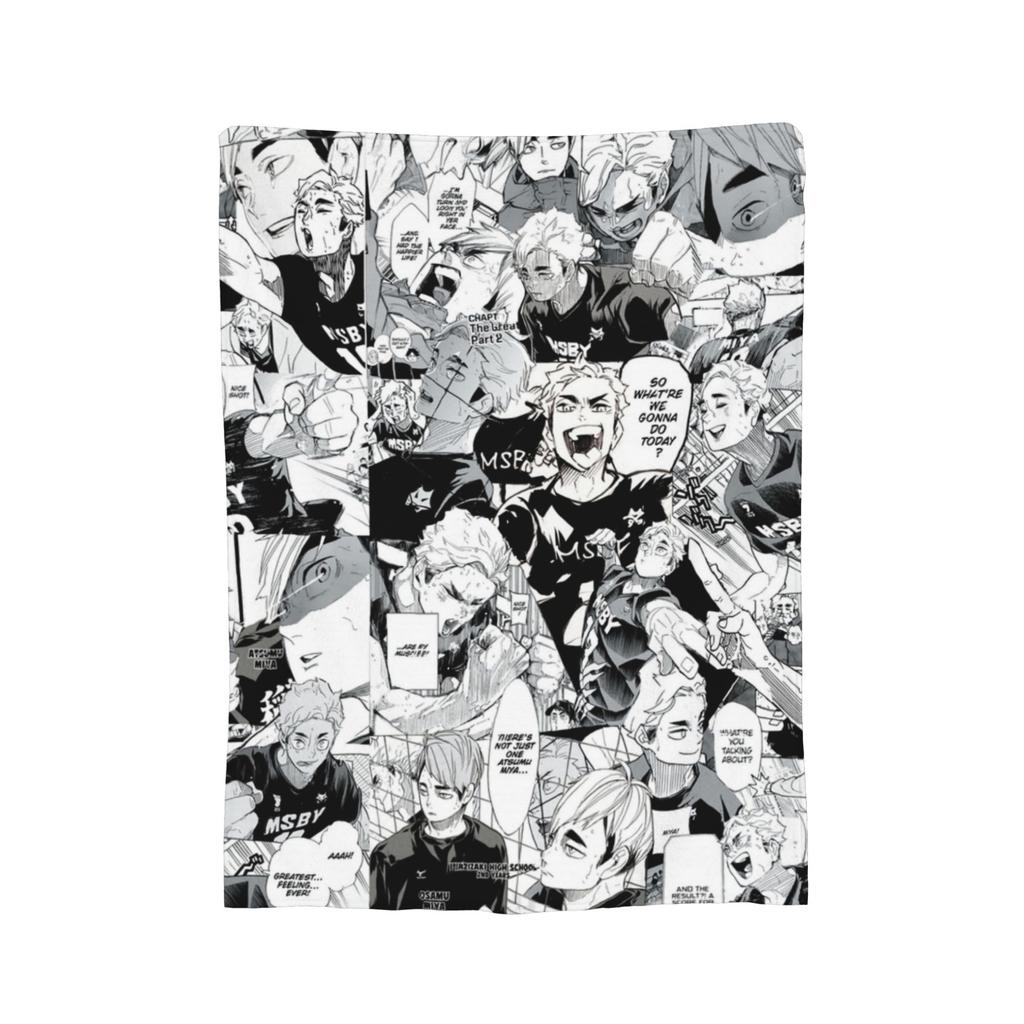 Japán Anime Haikyuu   Takaró  Flanel Csodálatosan Puha Dobótakaró Ágyhoz Kanapéhoz Textil Dekoráció,
