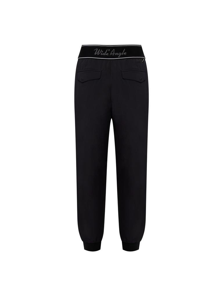 WIDEANGLE To Lightweight Jogger Pants L_Black