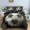 3D Football Bedding Set Soccer Duvet Cover Pillowcase Polyester Comforter Cover King Queen Full Double Ball Sport Quilt Cover