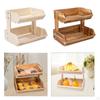 Elegant Wooden Fruit Organizer with Levels