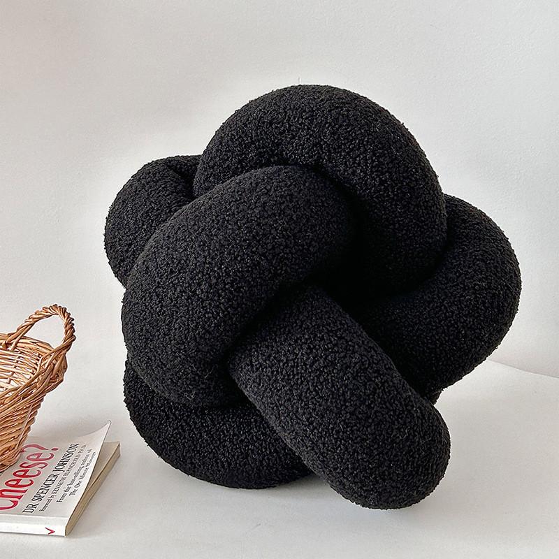 Modern Minimalist Knotted Pillow Cover Pillow With Soft Pp Cotton For Living Room Decor