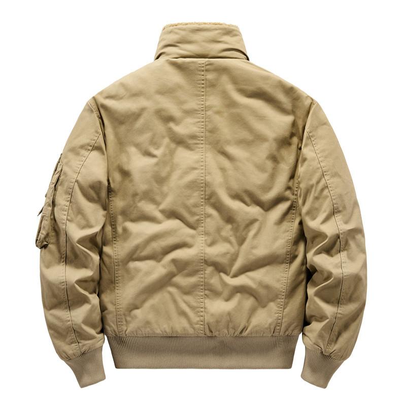 Winter Men 'S Cotton -Padded Jacket Plus Size Quilted Jacket Winter Flight Jacket Windproof Keep Warm Coat