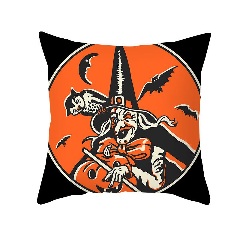 Halloween Kissenbezug Parodie Kürbisdruck Pfirsichhaut Shopee Home Sofakissenbezug Kissenbezug