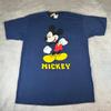 NWT Vintage Y2K Walt Disney World Mickey Mouse T-shirt Mens L Navy Graphic USA