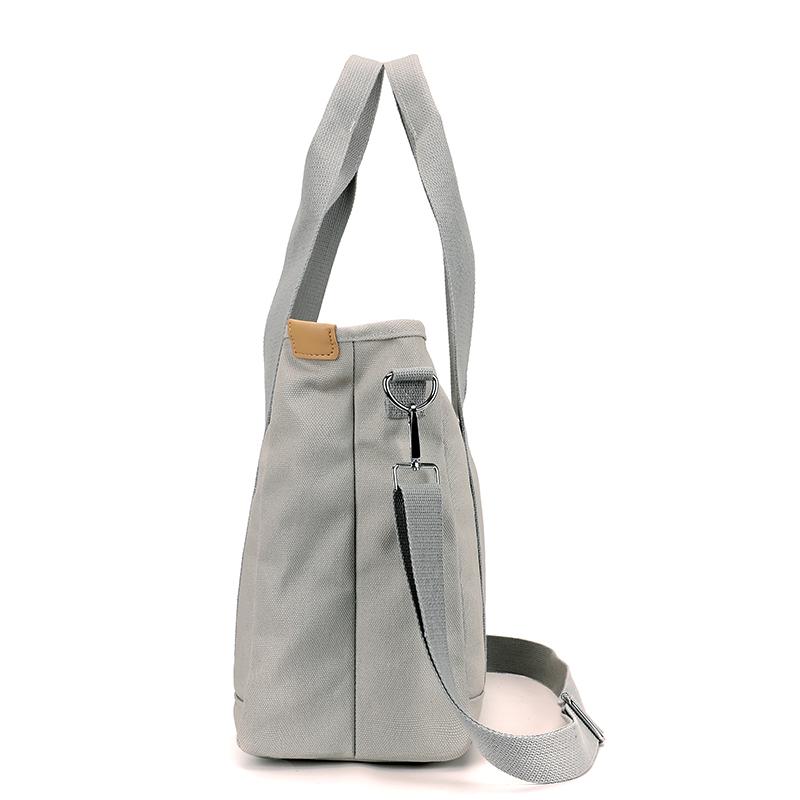 Canvas Large Capacity Commuter Tote Bag Women's Outdoor Shoulder Bag