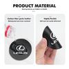 2026 Hot Interior Stickers 2Pcs Car Coaster Water Cup Anti-slip Pad Mat For Lexus UX250h RX450h RX300 GX470 CT200h RX400h NX300h MC1