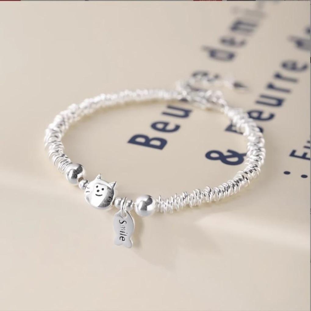Women's Silver Summer Cat Fish Bracelet