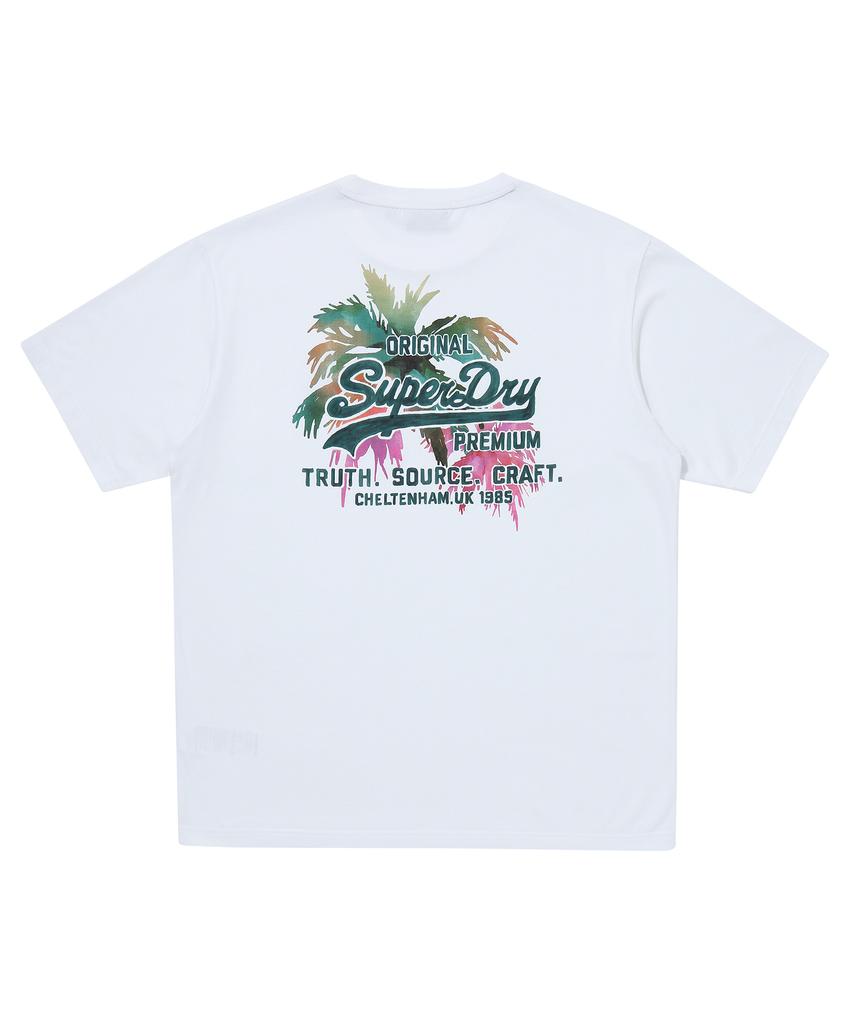 Syupeodeulai Original Palm Tree T-Shirt White