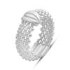 Silberring ohne Steine, Gewicht des Artikels 4,69 g (2184324)