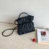 Cloud Pack High-end Drawstring Shoulder-Swing Soft Leather Bucket Bag