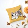 CChis Sweet Home Cushion Cover Iceland Washable Linen Soft  for Daily Sofa Bed Home Room Decor