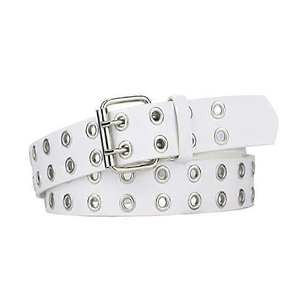 Timeless Womens Jeans Waistband With Double Buckle Belt Punk For Pin On Or Off Duty Pu Belt