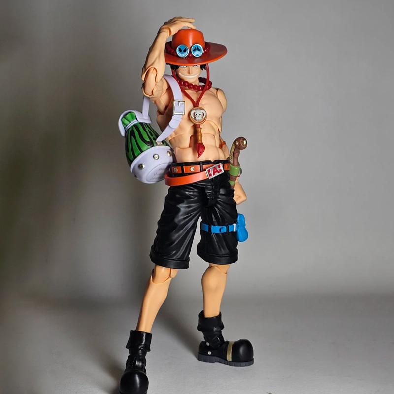 18cm Portgas D Ace Anime One Piece PVC Articulated Action Figure Desktop Decoration Ornament Model Kit Boy Exquisite Toys Gifts