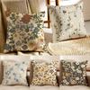 Retro Floral Classical Elegant Style Cushion Cover Pillowcase Antidustmite Living Room Sofa Decor Cushion Room