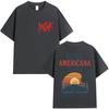 MGK Lost Americana Tour 20252026 Grafische T-shirts Mannen Vrouwen Harajuku Vintage Oversized T-shirts Zomer Mannen Katoenen Tops T-shirt