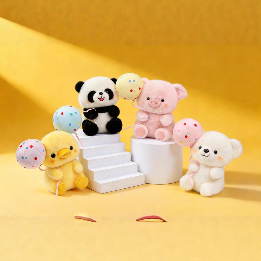 Cute Panda Plush Toy With Super Soft Short Pile For Office Decor And Gift