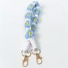 Bohemian Small Daisy Flower Keychain Hand-woven Wrist Rope European and American Bag Pendant