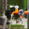 Dual-head Quick-Open Washer Faucet Resistant Sturdy Water Spigot Splitter For Laundry Room