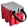 Portable Diesel Tank, 220L Capacity & 10.6 GPM Flow Rate, Fuel Tank with 12V Electric Transfer Pump and 4m Rubber Hose, PE Diesel Transfer Tanks for