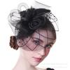 Custom Bridal Headgear Mesh Hairpin Hair Accessories Retro Top Hat Headband Top Hat Wedding
