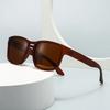 New European And American Trendy Ins Style Square Frame Modern Charm Sunglasses For Men 9