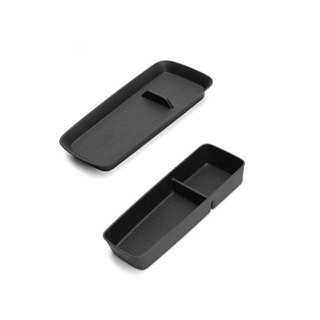 1 pièce Boîte de rangement pour voiture pour BYD Seagull 2025, Porte-gobelet, Organisateur d'écran arrière, Tapis de chargement sans fil, Accoudoir arrière