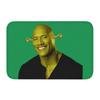 The Rock Dwayne Meme Front Door Mat Anti-Slip Outdoor Quick Dry Doormat Kitchen Bedroom Entrance Rug Carpet