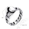 Stainless Steel Ring, Vintage Taekwondo Boxing Gloves Men's Sports Titanium Steel Ring Fashion Daily Jewelry Gift Accessories