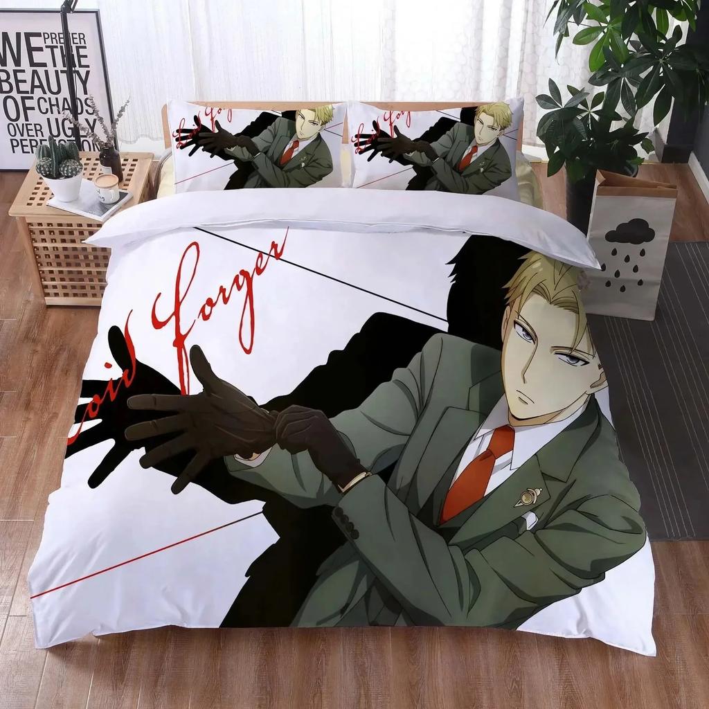 Anime Spy Family Anya 3D NEW Duvet Cover Pillowcase Bedding Set Adult Boy Girl Bedroom Decoration Children Single Double Large