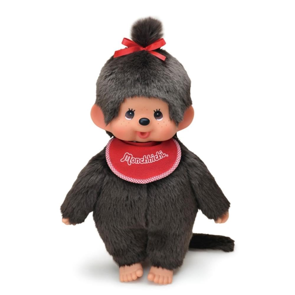 Sekiguchi Monchhichi Premium Standard L Brown Girl 251056 H45 x W34 x D13cm