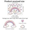 Colorful Sun Catcher Window Stickers Rainbow Prisms Flower Butterfly Bee Floral Decals Waterproof Sunlight Cloud