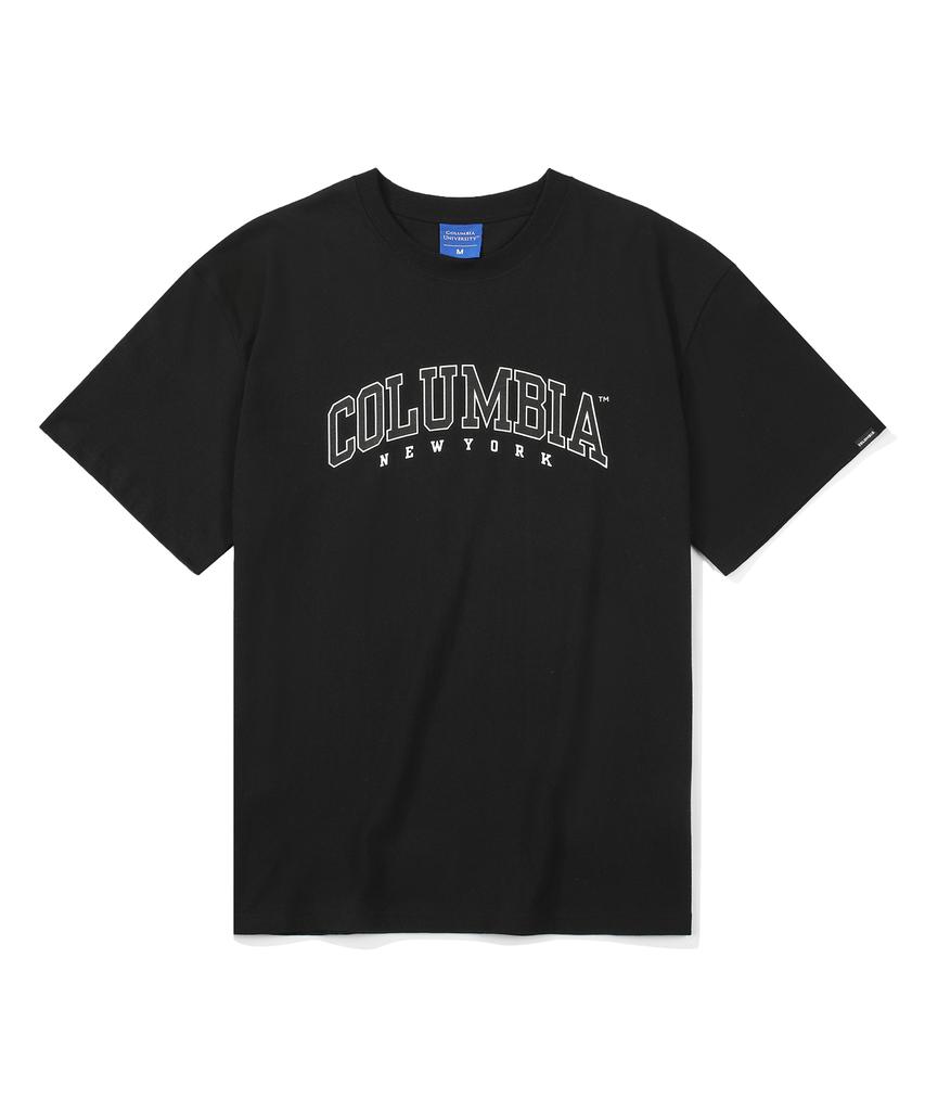 COLUMBIA UNIVERSITY Cu Newyork Trička Černá