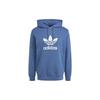 adidas Originals Kleeblatt-Print Logo Hoodie Langarm-Pullover Sweatshirt Herren Oberteile Blau GN3460