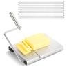 10 peças 5,5 polegadas Aço Inoxidável Cortador de Queijo Fios de Fatiador de Queijo Substituição Fio de Queijo Fatiadores de Torta para Cortar Queijo Carnes