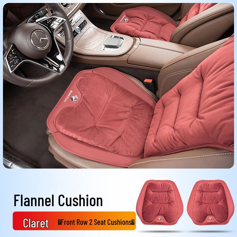 Flannel Lumbar Support Car Seat Cushions for Baojun Models 560, 730, 510, 310, KiWi RC3