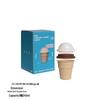 Shangqi Ceramic Ice Cream Cone Cup with Lid