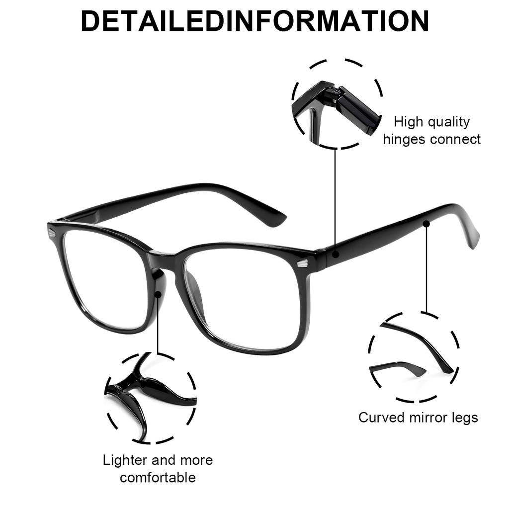 1/2pcs VOPHA New 3 In 1 Progressive Multifocal Reading Glasses Women Anti-blue Eyeglasses Easy To Look Far and Near +1.0 To +3.0